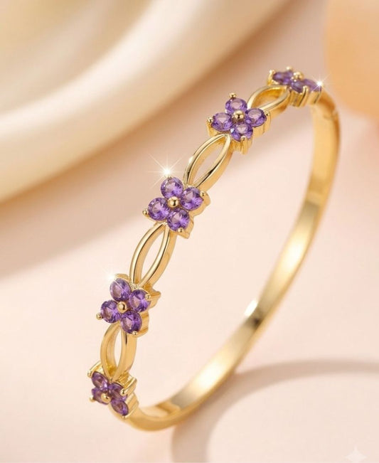 Elegant floral bracelet for women featured in NAXAYA'S guide on choosing the perfect bracelet for every occasion