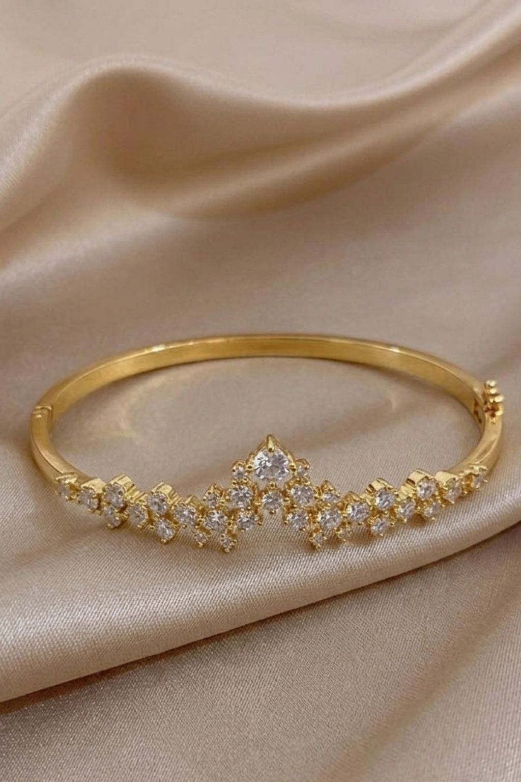 Women's Crown Design CZ Bracelet