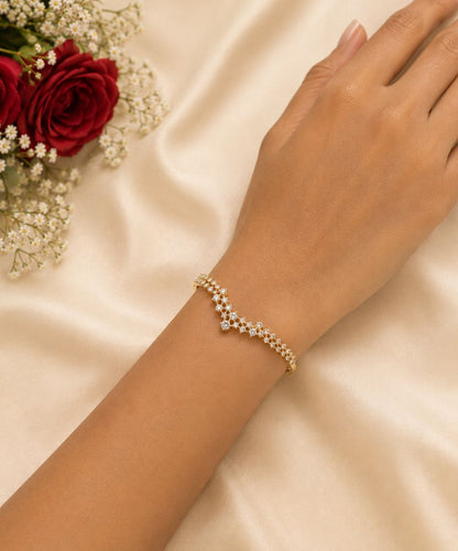 Elegant CZ Bracelet for Women by NAXAYA