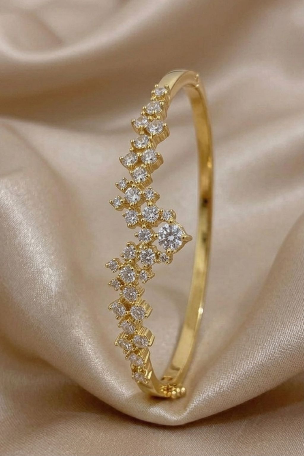 Royal Grace Gold Plated Bracelet by NAXAYA