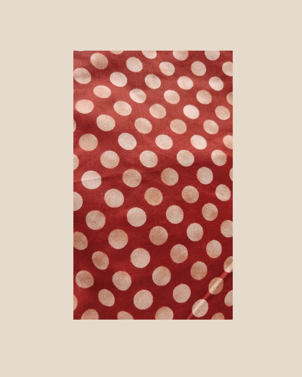 MOON DOTS | Rust Polka Dot Flared Sleeve Kurti