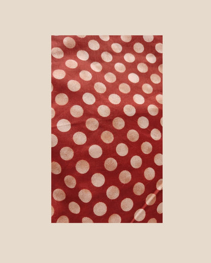 MOON DOTS | Rust Polka Dot Flared Sleeve Kurti