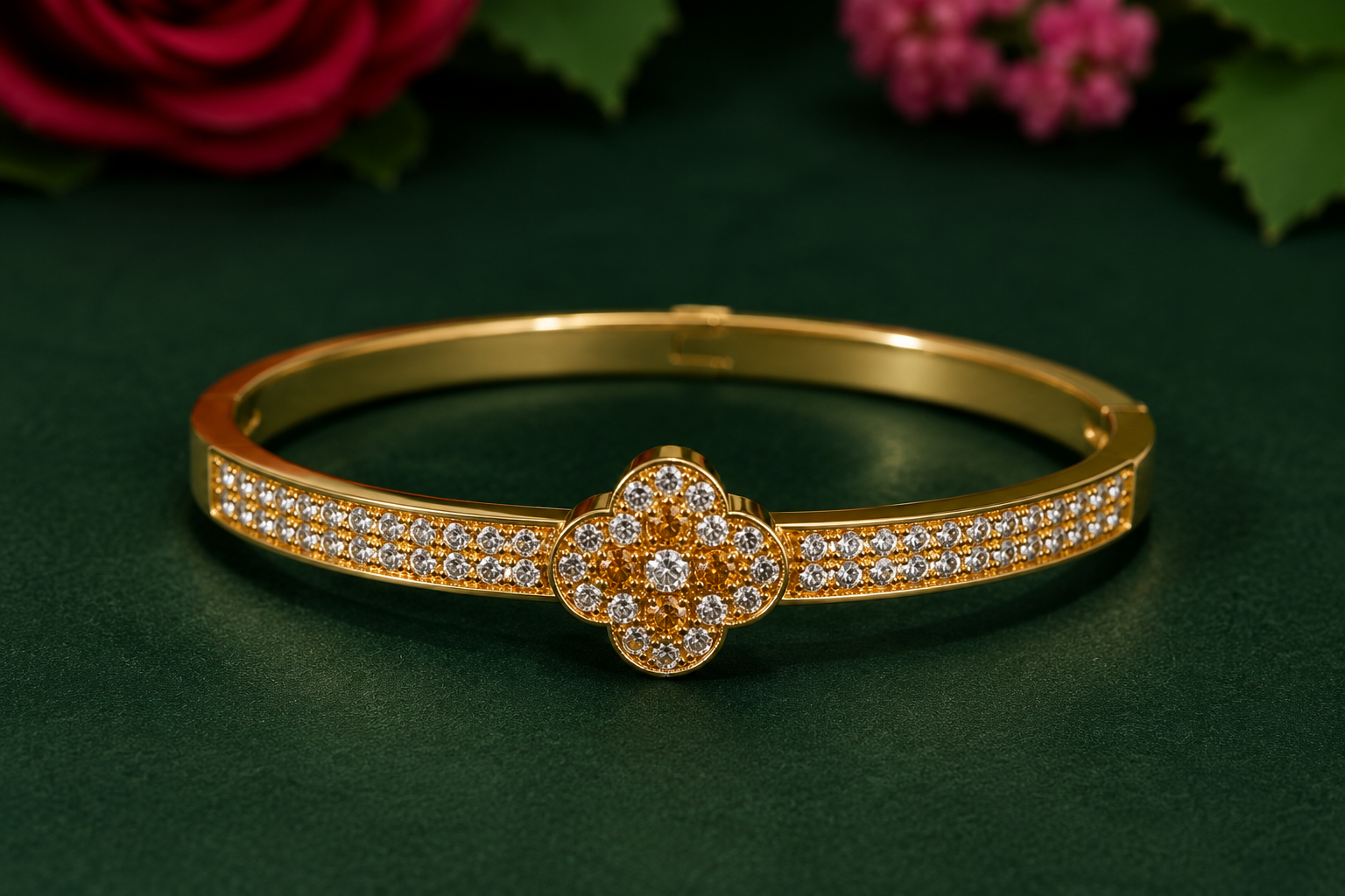 Premium Stainless Steel Clover Bracelet by NAXAYA