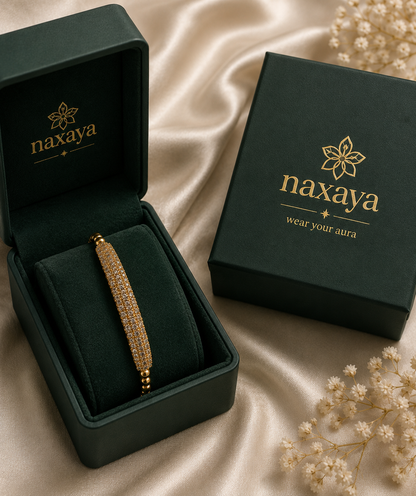 NAXAYA Aura 18K Gold Plated Bracelet for Women